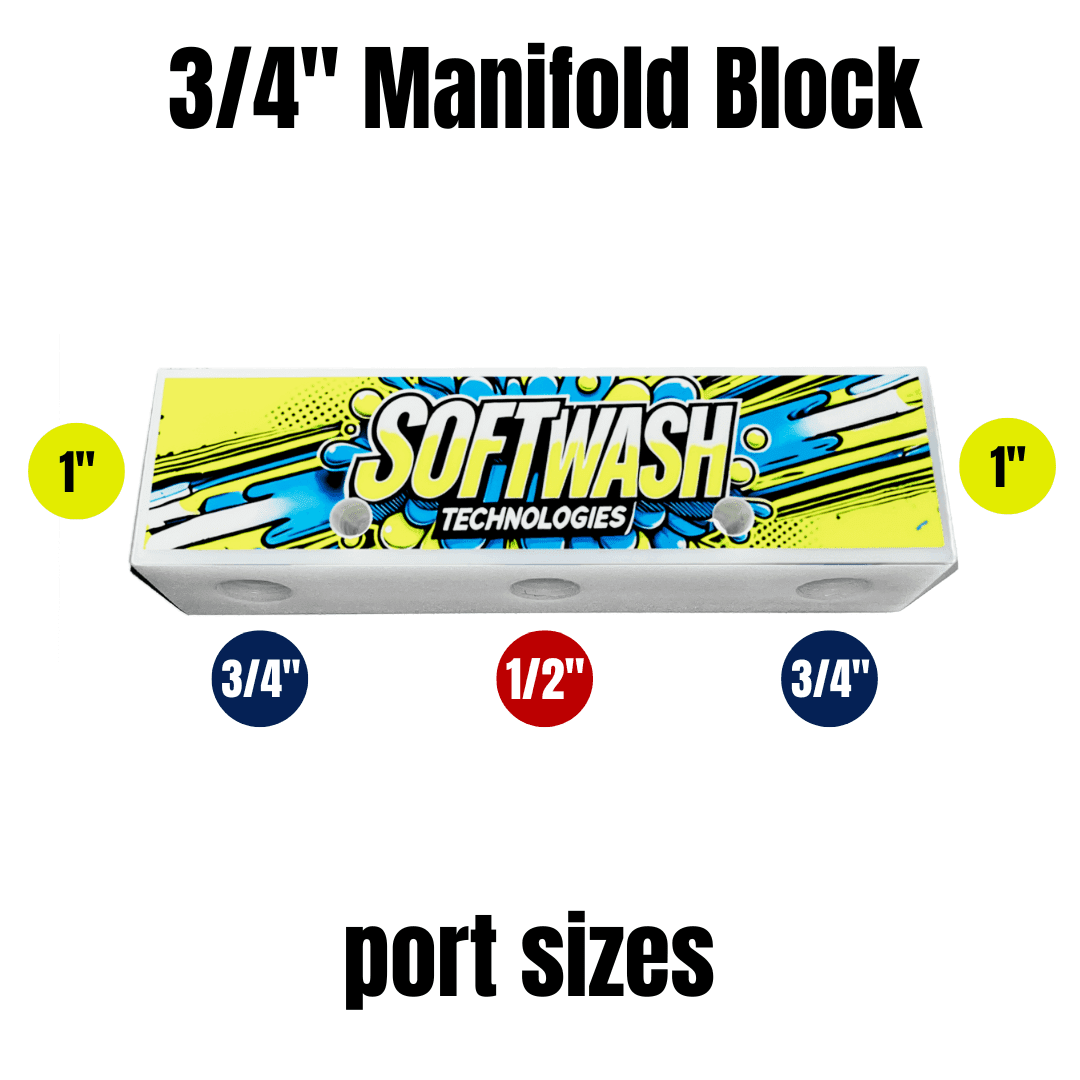 Soft Wash Manifold Block