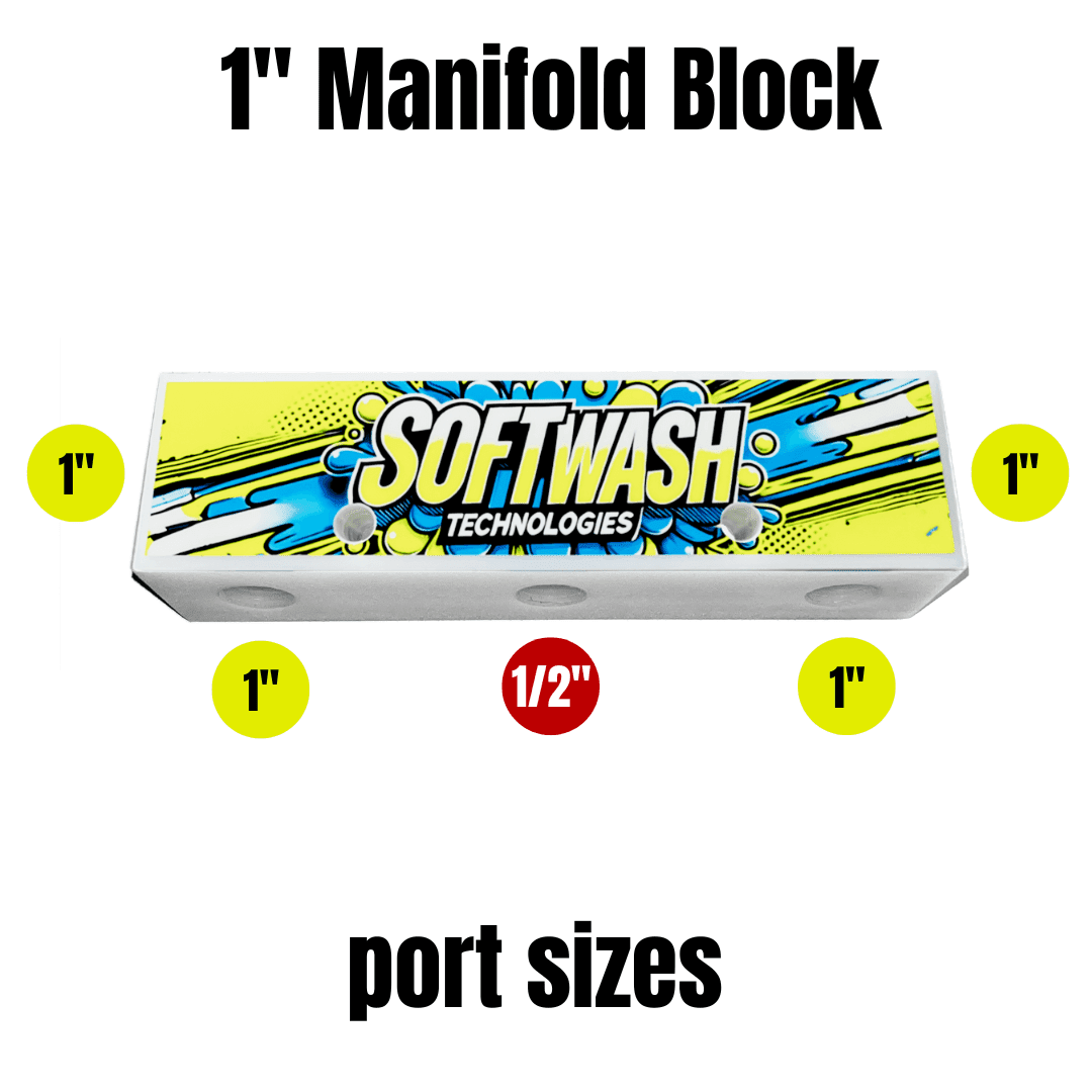 Soft Wash Manifold Block
