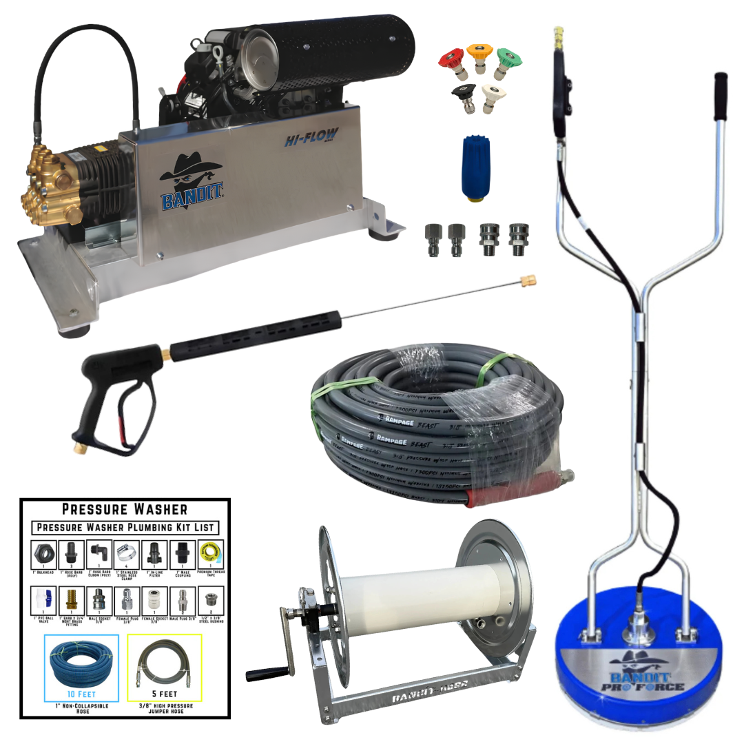 8 GPM Pressure Washer Bundle