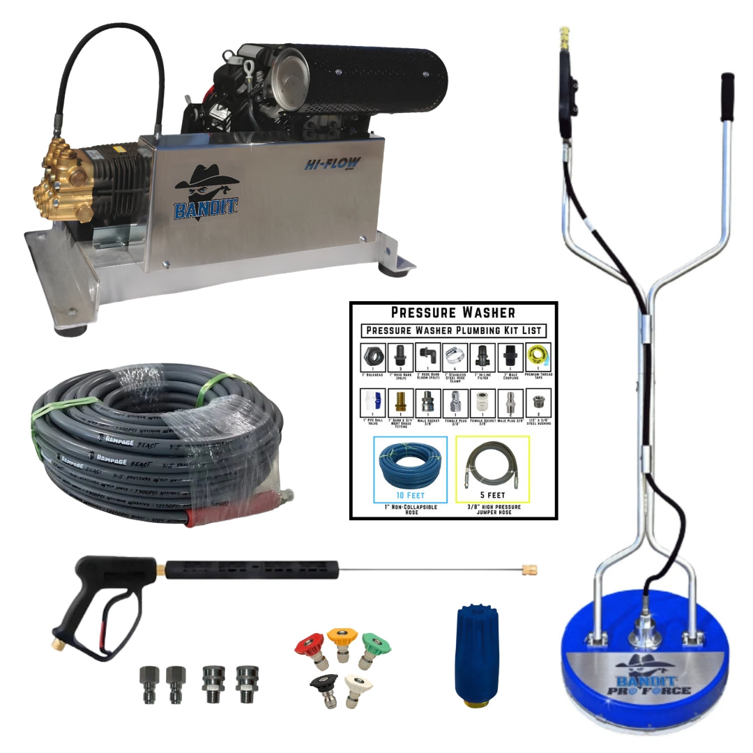 8 GPM Pressure Washer Bundle