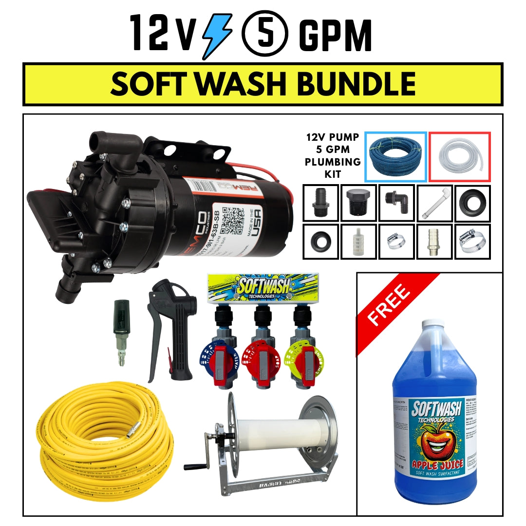 Remco 12V 5 GPM Soft Wash Bundle