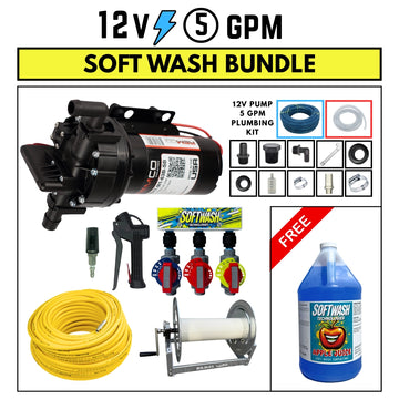 Remco 12V 5 GPM Soft Wash Bundle