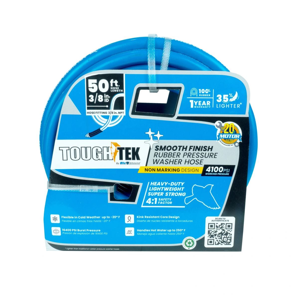 Tough-Tek Rubber Hose – BLUE