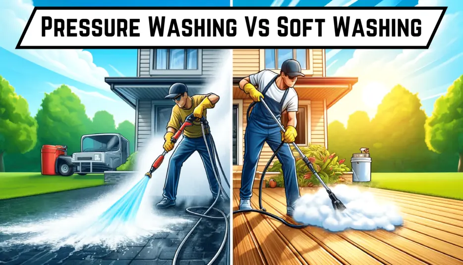 Pressure Washing Vs Soft Washing