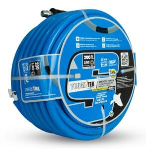 Tough-Tek Rubber Hose – BLUE, 200 ft 3/8-Inch