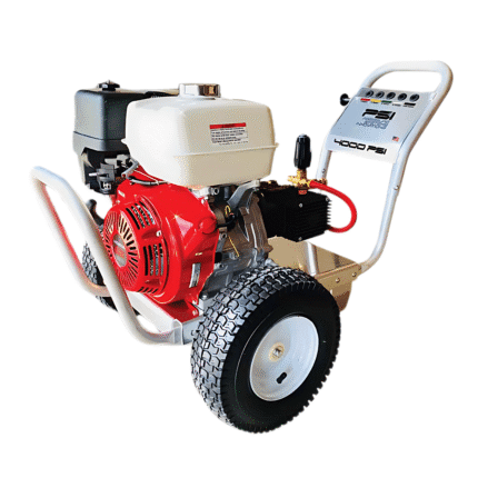 Phantom Silver Pull Cart Pressure Washer