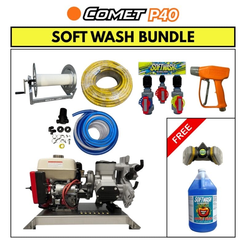Comet P40 Soft Wash Bundle