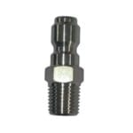 QC PLUG 1/4" MNPT STAINLESS STEEL