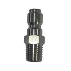 QC PLUG 1/4" MNPT STAINLESS STEEL