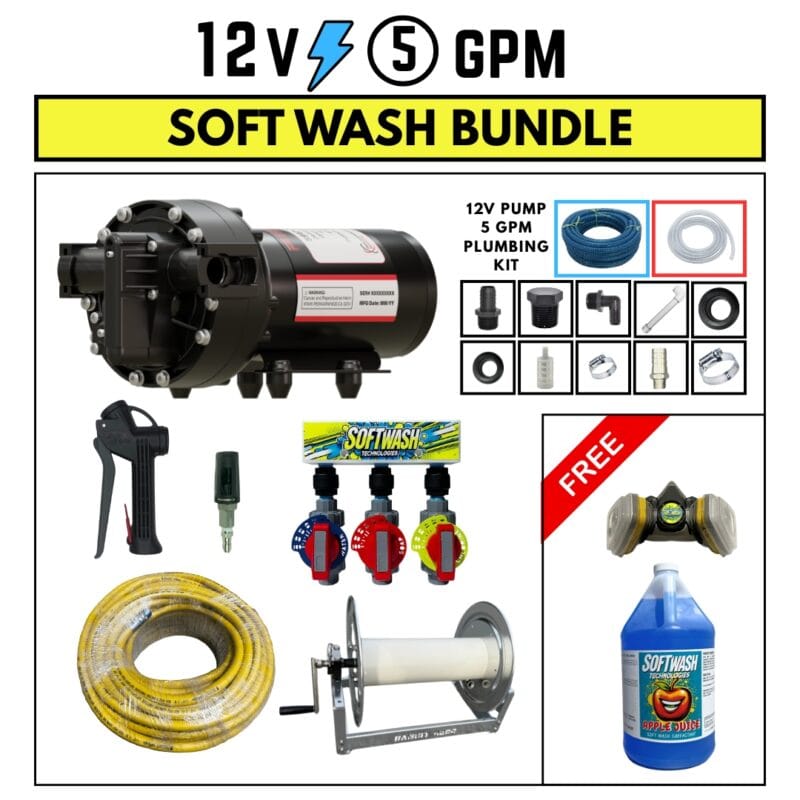 Remco 12V 5 GPM Soft Wash Bundle