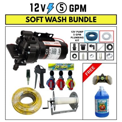 Remco 12V 5 GPM Soft Wash Bundle