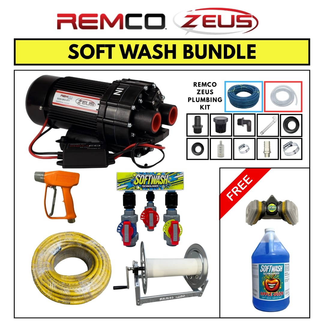 Remco Zeus 14 GPM Soft Wash Bundle Remco Zeus 14 GPM Soft Wash Bundle