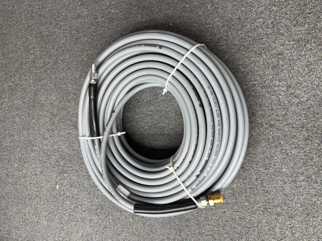 Gray Non-Marking Pressure Washer Hose