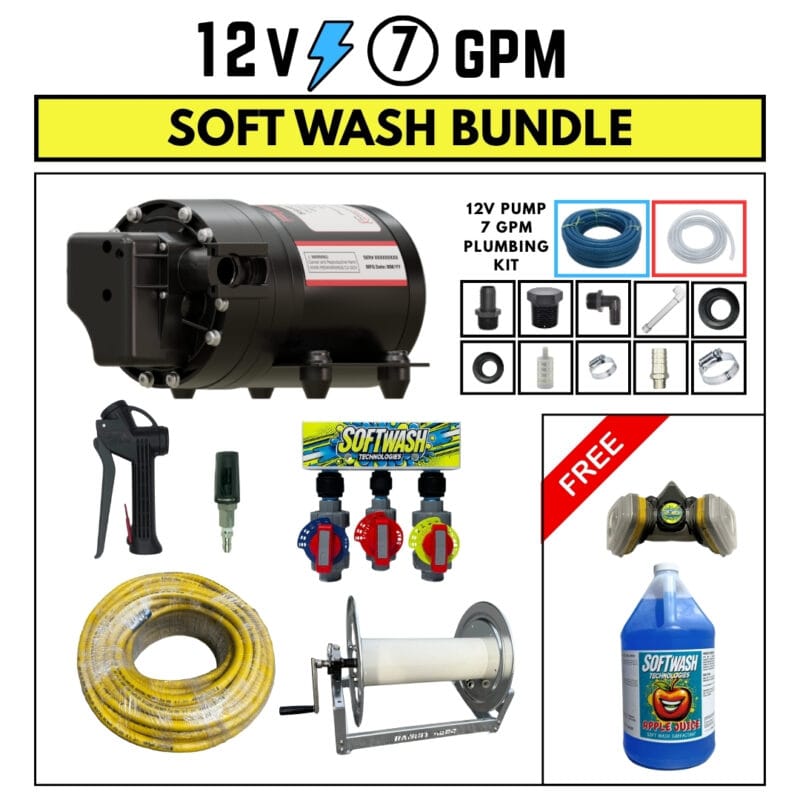Remco 12V 7 GPM Soft Wash Bundle